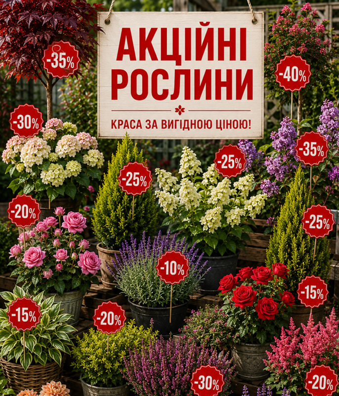 Купити саджанці по Акції